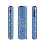 IQOS ILMUA i ONE 星星圖案PU皮革保護套藍色特寫