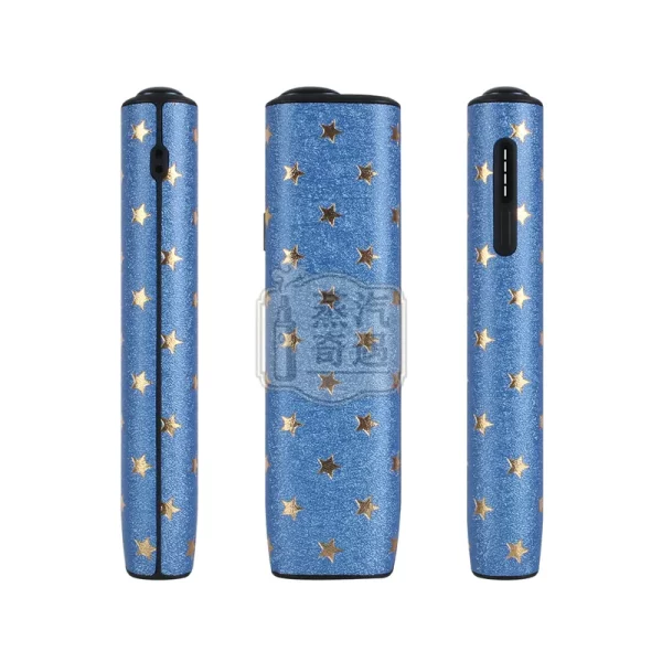 IQOS ILMUA i ONE 星星圖案PU皮革保護套藍色特寫