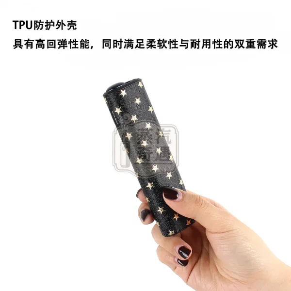 IQOS ILMUA i ONE 星星圖案PU皮革保護套黑色款手持特寫
