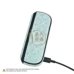 IQOS ILMUA i保护壳蝴蝶紋綠色充電特寫