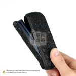 IQOS ILMUA i保护壳蝴蝶紋黑色手持特寫