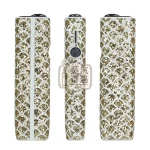 IQOS ILUMA ONE 水晶魚鱗紋保護套金色款特寫
