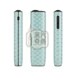 IQOS ILUMA i ONE 魚鱗紋保護套棕色款特寫圖 (2)