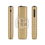 IQOS ILUMA i ONE 魚鱗紋保護套黃色款特寫圖