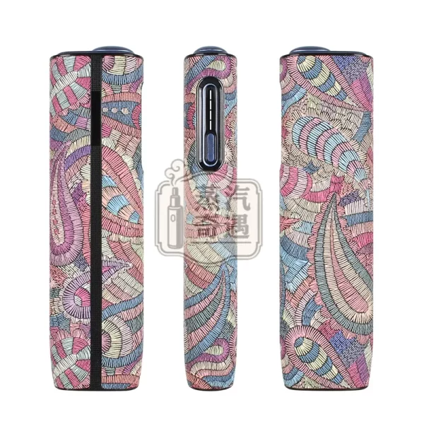 IQOS ILUMA i ONE腰果花紋保護套 四款配色特寫展示