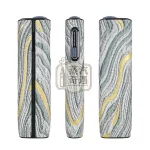 IQOS ILUMA i ONE鎏金花紋保護套 灰色款特寫圖