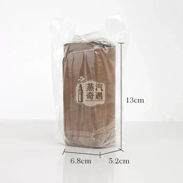 IQOS ILUMA 仿麂皮 PU皮革保護套 棕色款尺寸特寫