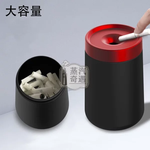 IQOS煙灰缸 金属质感+磨砂工艺 使用特寫圖加煙彈容量