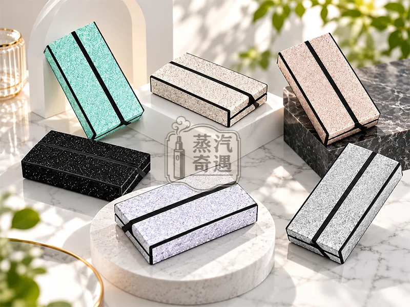 蕾絲紋理IQOS 煙彈收納盒 六款顏色特寫圖展示