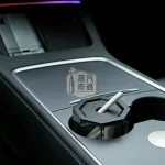 透明款IQOS煙灰缸 車載黑色款式特寫圖